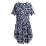 Robe bleue imprimee - h&m - t. 38 - neuve Robe bleue imprimee - h&m - t. 38 - neuve