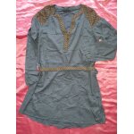 Robe bleue manches longues