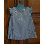 Robe bleue obaïbi - taille 6 mois Robe bleue obaïbi - taille 6 mois