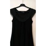 Robe boule pois etam viscose 36 noir