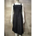 Robe � bretelles r�glables noire longueur 118 cm taille unique burton neuve