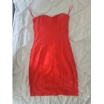 Robe bustier corail taille 38 h&m
