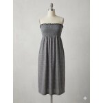 Robe bustier taille m ray� marine et blanc naf naf