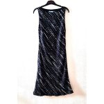 Robe caroll taille 36 noire � pois blancs doubl�e tbe