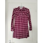 Robe carreaux roses et violets 14 ans xs le temps des cerises