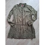 Robe chemise kaki À Étoiles ikks - 10 ans Robe chemise kaki À Étoiles ikks - 10 ans