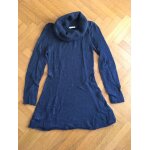 Robe À col roulé promod en laine et mohair taille 42 bleu pétrole Robe À col roulé promod en laine et mohair taille 42 bleu pétrole