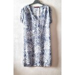 Robe comptoir des cotonniers taille 34 tons bleu et blanc soie Robe comptoir des cotonniers taille 34 tons bleu et blanc soie