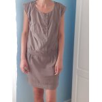 Robe courte chattawak style saharienne t36