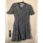 Robe courte fleurie noire et blanche - pimkie taille 38 - style casual