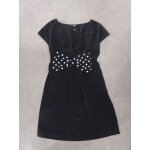 Neuve robe courte noire / grand noeud plat h&m - 38 Neuve robe courte noire / grand noeud plat h&m - 38