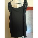 Robe courte noire - shein