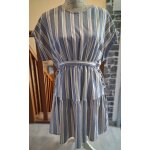 Robe courte ray�e blanche et bleue