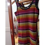 Robe courte raye colore 34 xs little marcel.