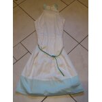 Robe cr�me et verte promod, taille s