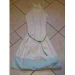 Robe crème et verte promod, taille s Robe crème et verte promod, taille s