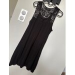 Robe en dentelle noire etam