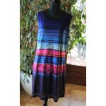 Robe neuve desigual � rayures fichsia / bleu marine , vif, clair / orange. . taille �tiquet�e:xl