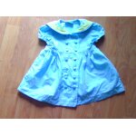 Robe dpam bleu turquoise et jaune 3 mois tbe
