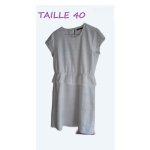 Robe d'�t� blanche - 40 - only - broderie anglaise
