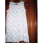 Robe fleurie sans manche taille 10 ans