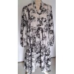 Robe fluide À manches longues bicolore Robe fluide À manches longues bicolore