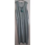 Robe fluide maxi longueur au bel imprim�