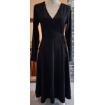 Robe fluide mi - longue noire