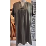 Robe fluide oversize kaki