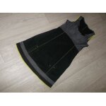Robe gemo noire grise et jaune fluo 38 tbe