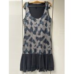 Robe grise  sequins naf naf - taille s