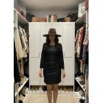 Robe guess fourreau noire brillante neuve t38 m