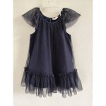 Robe h&m bleu marine tulle scintillant fille 2 - 3 ans (98 cm) � f�te / c�r�monie