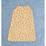 Robe jaune fleurie kiabi vintage 90's 10 ans