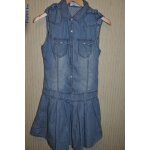 Robe jean - haut chemisier - bas danseuse - jennyfer - t. m - neuve Robe jean - haut chemisier - bas danseuse - jennyfer - t. m - neuve