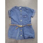 Robe en jean lger manches courtes tape  l'oeil - 12 mois