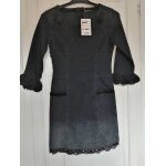 Robe en jean noir et dentelle desigual taille 36 neuve avec Étiquette Robe en jean noir et dentelle desigual taille 36 neuve avec Étiquette