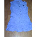 Robe jennyfer courte volante bleu ciel