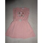Robe jersey vieux rose fantaisie tape À l'oeil - 2 ans Robe jersey vieux rose fantaisie tape À l'oeil - 2 ans