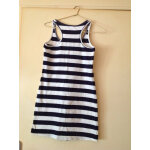 Robe kiabi � rayures marine et blanc neuve taille 38