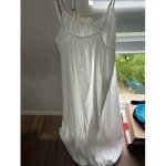 Robe longue blanche extensible t46