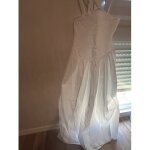 Robe longue blanche t46 extensible
