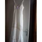 Robe longue À bretelles doubl2e promod 36 polyester 65%, coton 35%. Robe longue À bretelles doubl2e promod 36 polyester 65%, coton 35%.