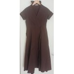 Robe longue �vas�e burton marron