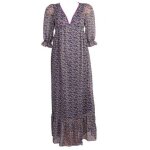 Robe longue liberty rose / violet - jennyfer - t. l - neuve Robe longue liberty rose / violet - jennyfer - t. l - neuve