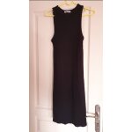 Robe longue moulante noire s zara
