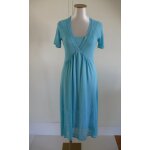 Robe longue turquoise chacok t 1 manilva felicite bleu menthe