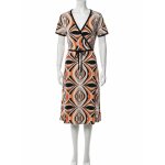 Robe manches courtes imprim�e avec ceinture � mettre devant ou derri�re taille l naf naf