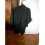 Robe manches longues alain manoukian 70% laine, 15% angora, 15% polyamide.