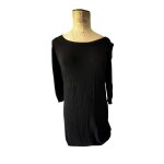 Robe manches longues femme taille : l marque : pimkie, couleur : noir. mati�re : 40% acrylique, 35% nylon ...